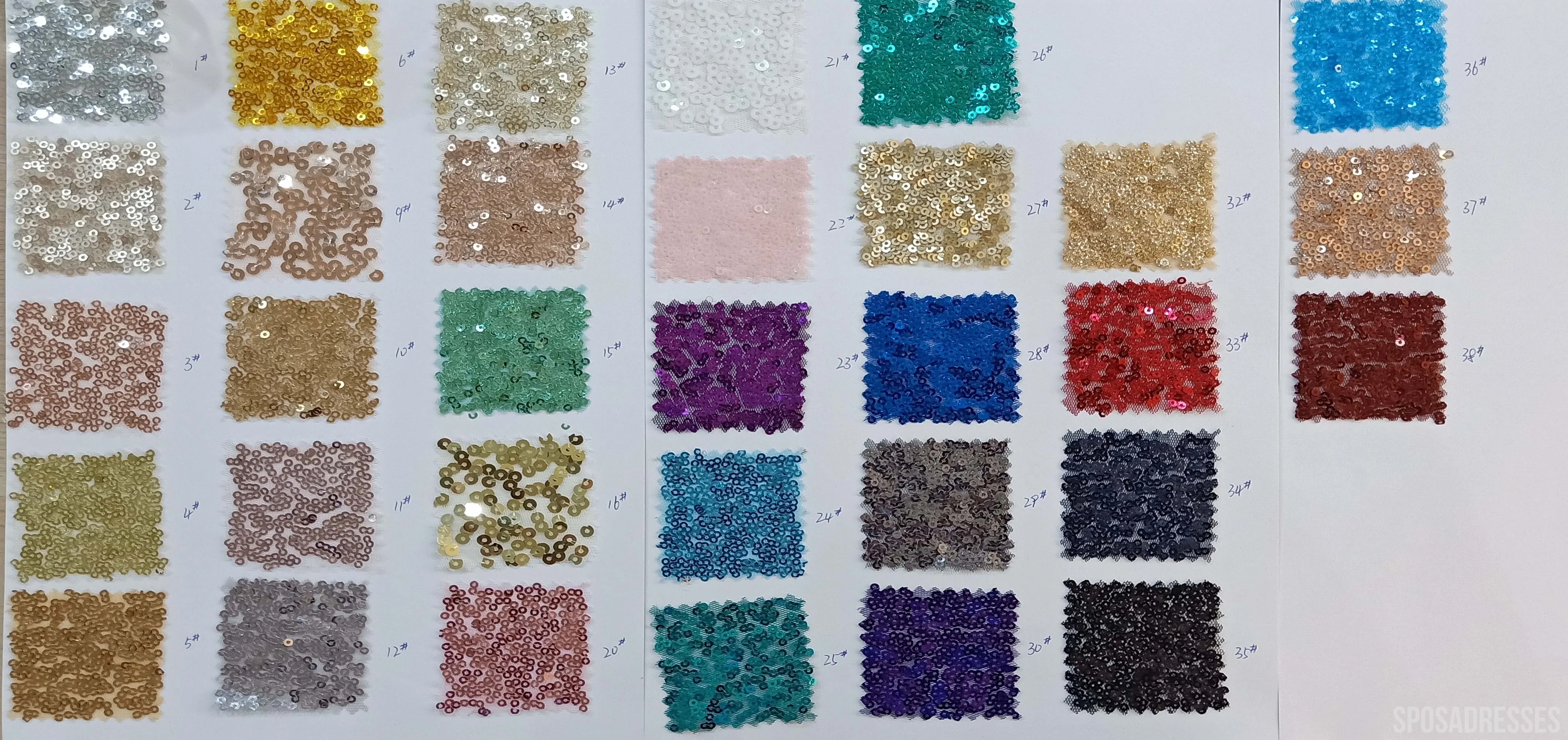 Mermaid V Neck Sleeveless Long Sequin Bridesmaid Dresses Online. WG894 - bellbottoms