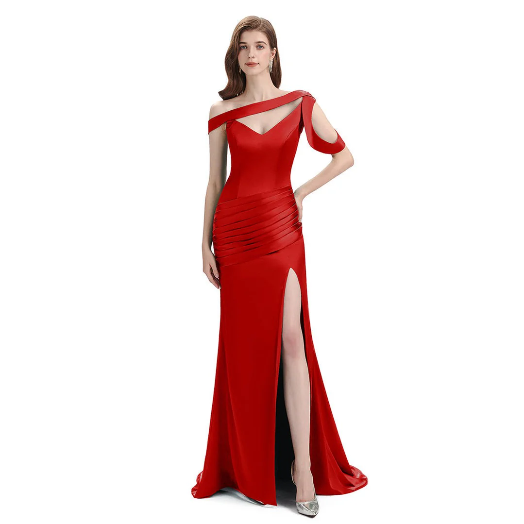 Exclusive Mismatched Red Mermaid Cheap Bridesmaid Dresses Online. WG936 - bellbottoms