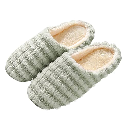 Slippers for Women Outdoor Women's Scuff Slippers Furry Cute Curly Faux Wool Slip on Indoor Memory Foam House Non Slip Shoes - bellbottoms