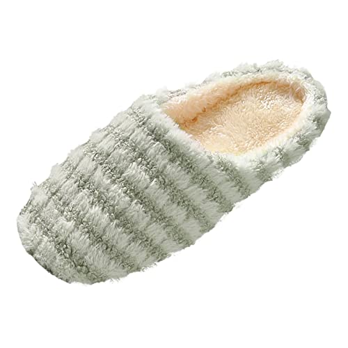 Slippers for Women Outdoor Women's Scuff Slippers Furry Cute Curly Faux Wool Slip on Indoor Memory Foam House Non Slip Shoes - bellbottoms