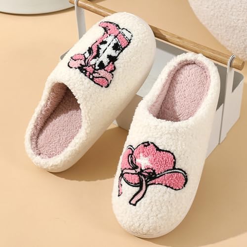 Slippers for Women Fuzzy Memory Foam Fluffy Winter Slippers Comfy Soft Warm Plush Indoor Outdoor Womens Slippers - bellbottoms
