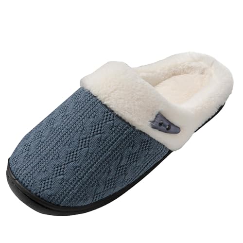 Slippers for Women Outdoor Shoes Foam Memory Comfortable Bedroom Womens Slippers Winter Warm Non Slip Indoor Shoes - bellbottoms