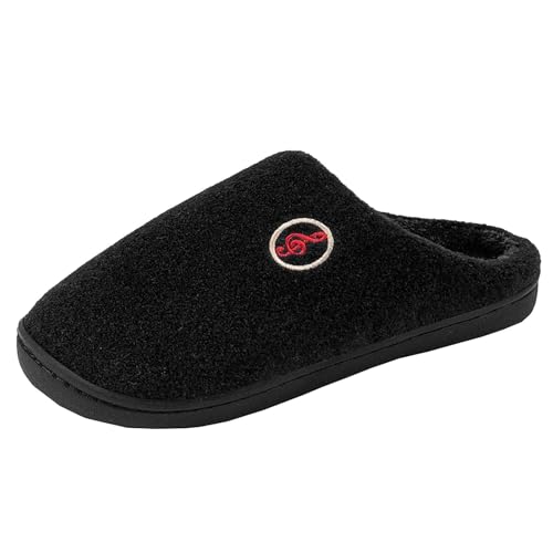 Women's Slippers Couples Men Women Slip On House Winter Round Toe Keep Warm Prints Slippers Shoes - bellbottoms