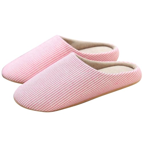 Women's Slippers,Slippers for Women Men Linen Slippers Open Toe House Shoes Summer Sandals for Indoor Outdoor - bellbottoms