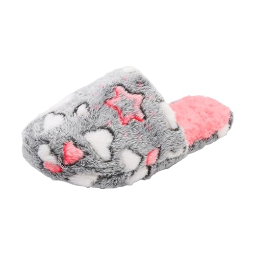 Slippers for Women Fuzzy Memory Foam Comfortable Winter Slippers Anti Slip Indoor Cute Stars Warm Womens Slippers - bellbottoms