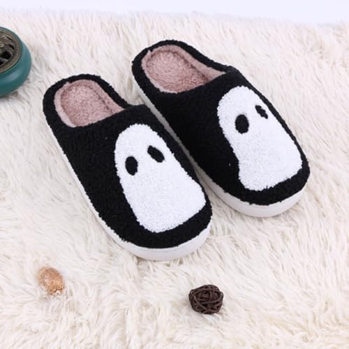 Slippers for Women Fuzzy Memory Foam Comfortable Winter Slippers Cute Ghosts Trendy Indoor Soft Warm Womens Slippers - bellbottoms