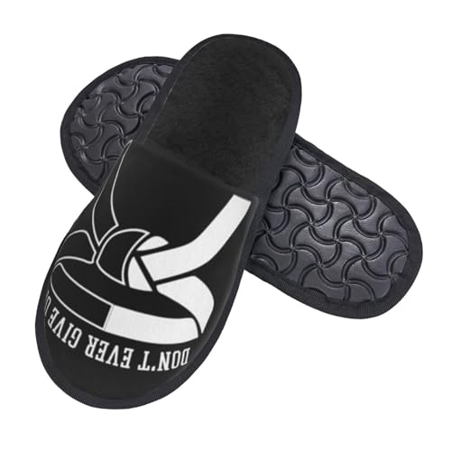 Slippers Furry Slippers Womans Men Indoor Warm Plush Bedroom Footwear Indoor Flat Fuzzy Shoes - bellbottoms