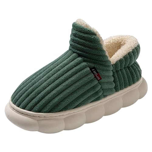 Slippers for Women Memory Foam Indoor Warm Ladies Furry Fur Lined Plush Winter Bedroom Cozy Anti-Skid Soles Fuzzy House - bellbottoms