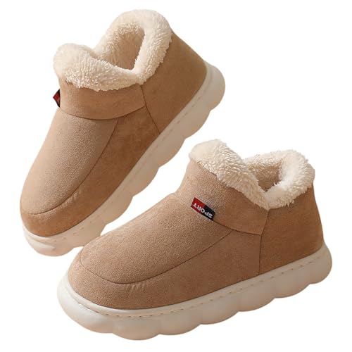 Slippers for Women Warm Bootie Slippers Comfy Memory Foam Plush Fleece Winter Indoor House Slipper - bellbottoms