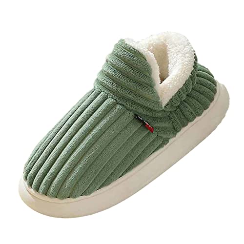 Slippers for Women Cozy Fuzzy Plush Warm Indoor Outdoor Shoes Comfy Fur Lined Memory Foam Slipper with Anti-Slip Sole - bellbottoms