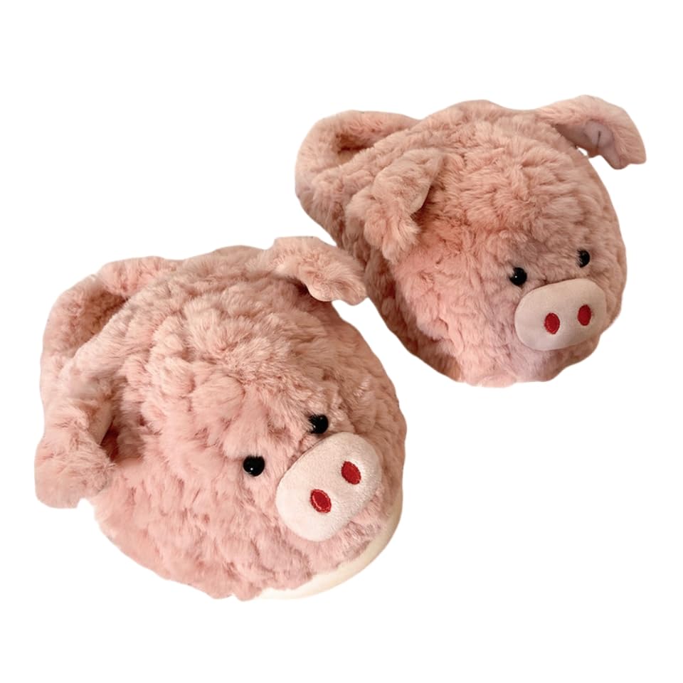 Men's women's furry slippers, women's slippers, home anti-skid slippers - bellbottoms