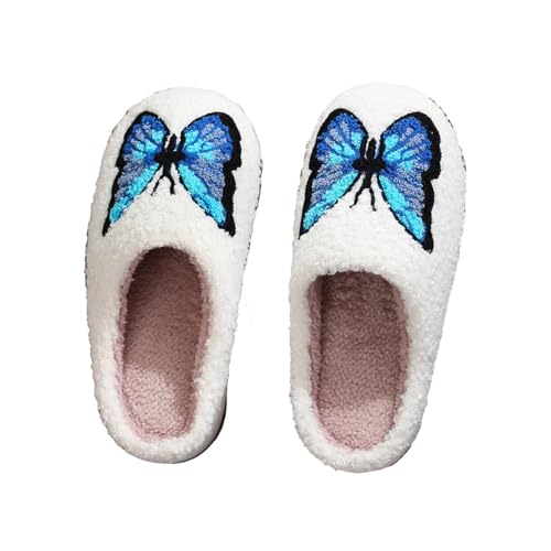 Womens Slippers Fashion Bedroom Unisex Slippers Soft Cartoon Animal Slippers Retro Indoor Home Couple Shoes - bellbottoms