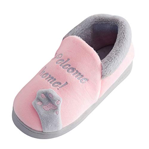 Cat Cartoon Home Winter Warm Indoors Slippers Women Bedroom Floor Shoes Women's Slipper Socks for Women Grippers - bellbottoms