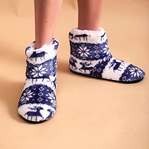 Women's Fuzzy Loafer Slippers Memory Foam Shearling Cozy Full Slippers Indoor Slippers Warm Home Shoes - bellbottoms