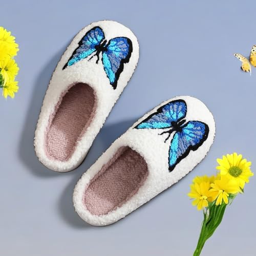 Womens Slippers Fashion Bedroom Unisex Slippers Soft Cartoon Animal Slippers Retro Indoor Home Couple Shoes - bellbottoms