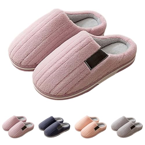 Womens Fleece Slippers Fluffy Fuzzy Memory Foam Cozy Slippers Plush Soft Warm Slippers Bedroom House Shoes - bellbottoms