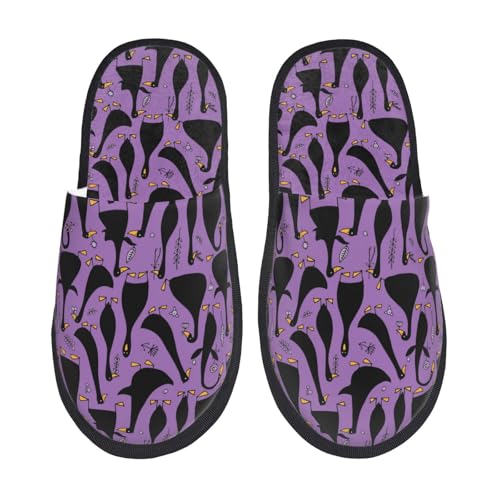 Funny Goose Slippers for Women, Womens Slippers Winter House Shoes, Anti-Skid Slippers - bellbottoms