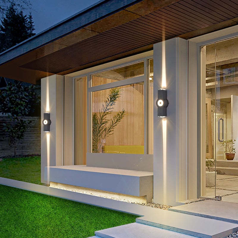 Modern Waterproof Minimalist Cross Outdoor Wall Light Garden