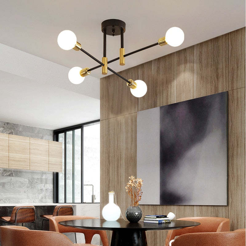 Valentina Retro Satellite Shape Metal Ceiling Light
