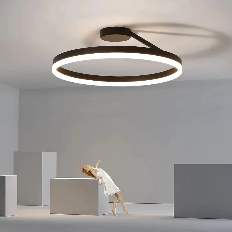 Arisha Modern Circle Flush Mount Ceiling Light