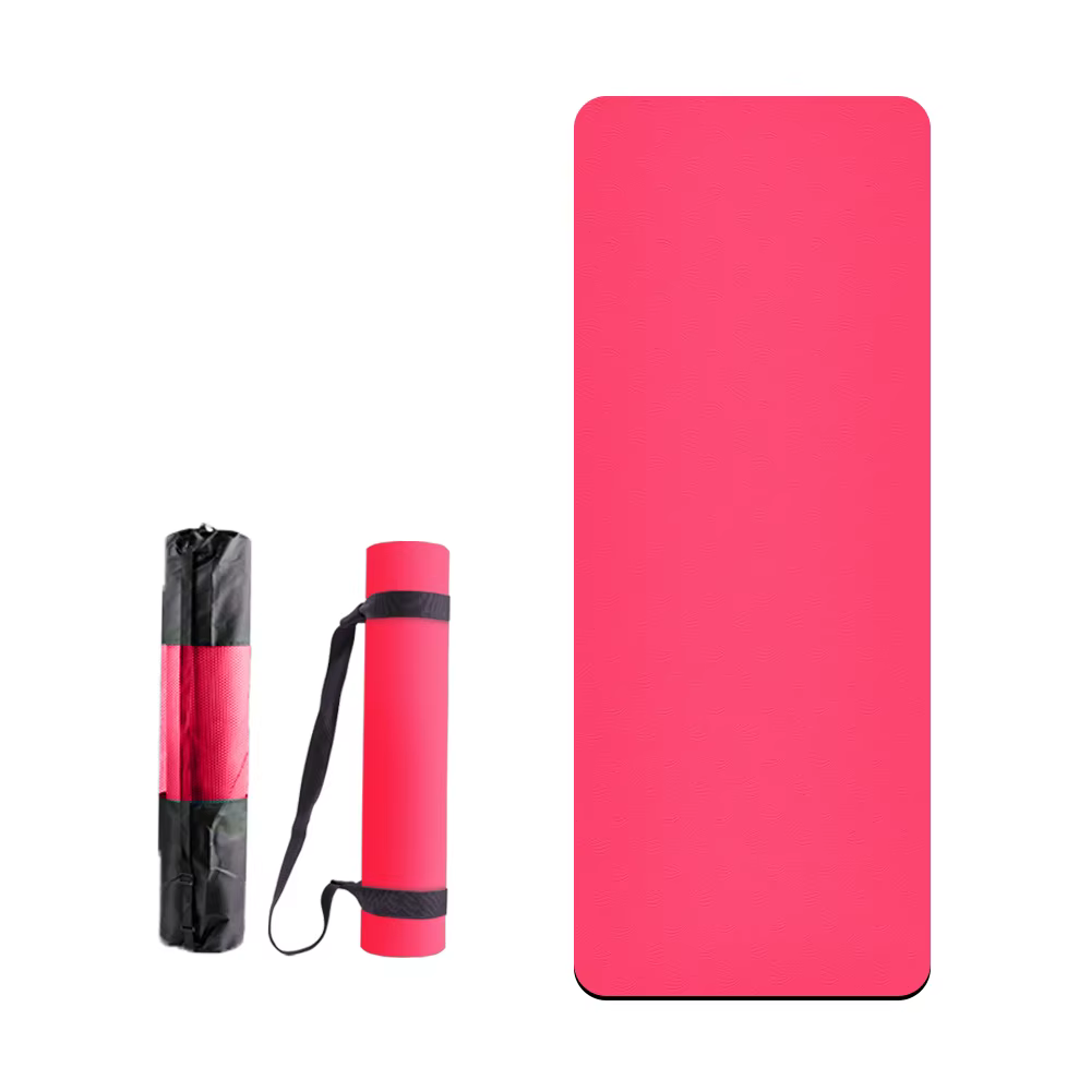 Yoga Mat Starter Kit Set- Include High Density Anti-Tear Exercise Yoga Mat With Carrying Strap 2 Yoga Blocks Yoga Wheel