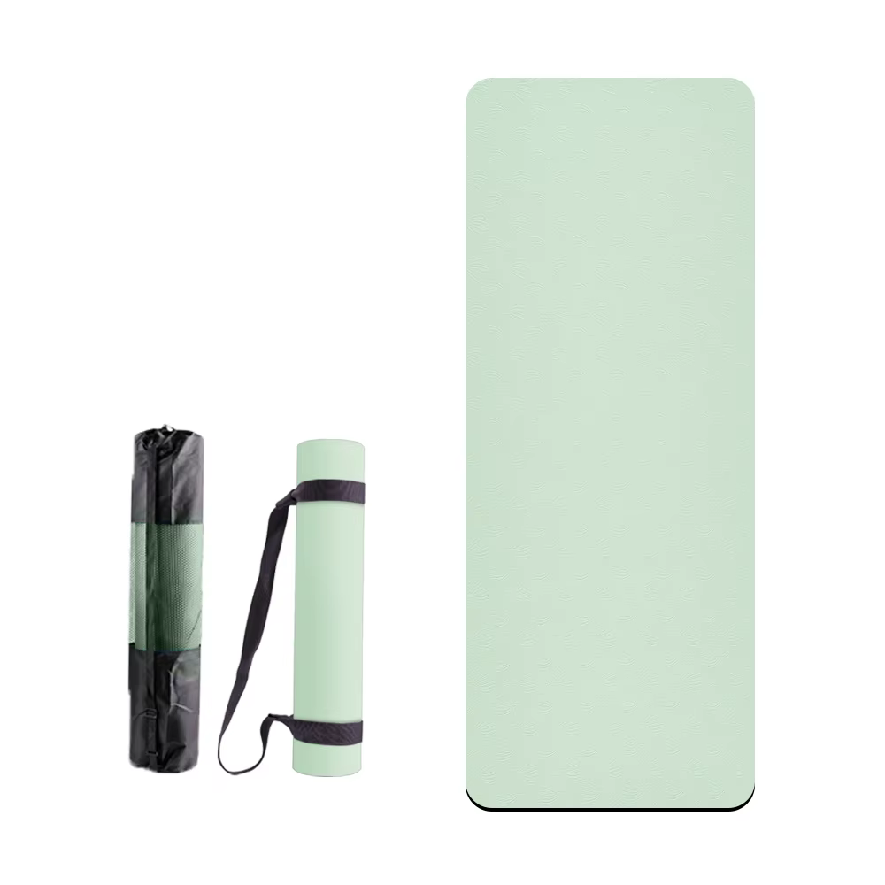 Yoga Mat Starter Kit Set- Include High Density Anti-Tear Exercise Yoga Mat With Carrying Strap 2 Yoga Blocks Yoga Wheel