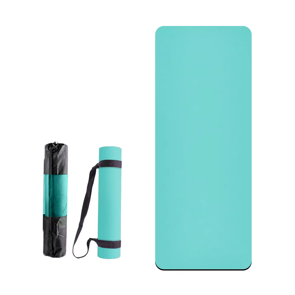 Yoga Mat Starter Kit Set- Include High Density Anti-Tear Exercise Yoga Mat With Carrying Strap 2 Yoga Blocks Yoga Wheel