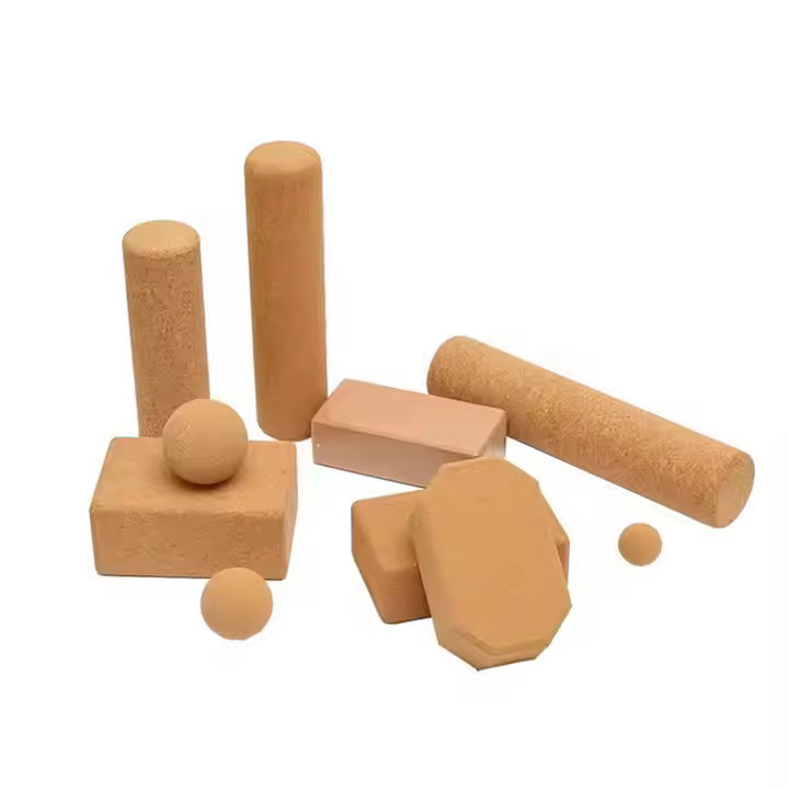 Yoga Mat Starter Kit Set 4-Piece Yoga Kit Includes Yoga Mat 2 Yoga Blocks Yoga Wheel