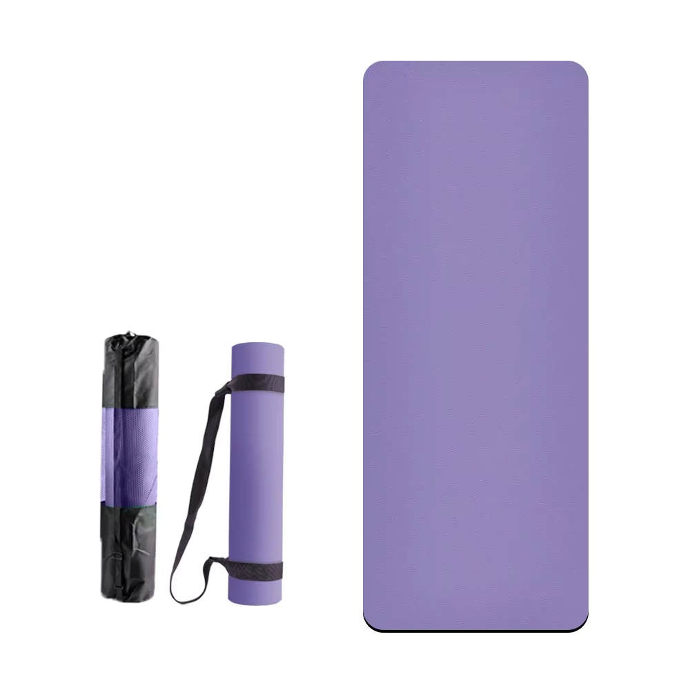 Yoga Mat Starter Kit Set- Include High Density Anti-Tear Exercise Yoga Mat With Carrying Strap 2 Yoga Blocks Yoga Wheel