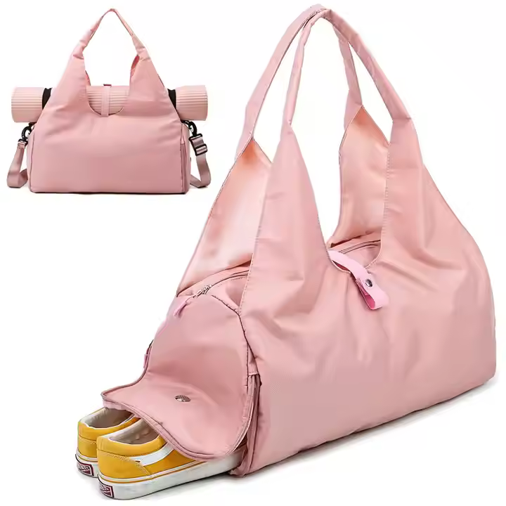 Gym Bag Women's Sports High Quality Yoga Bag With Yoga Mat Holder Dry Wet Separated Pockets