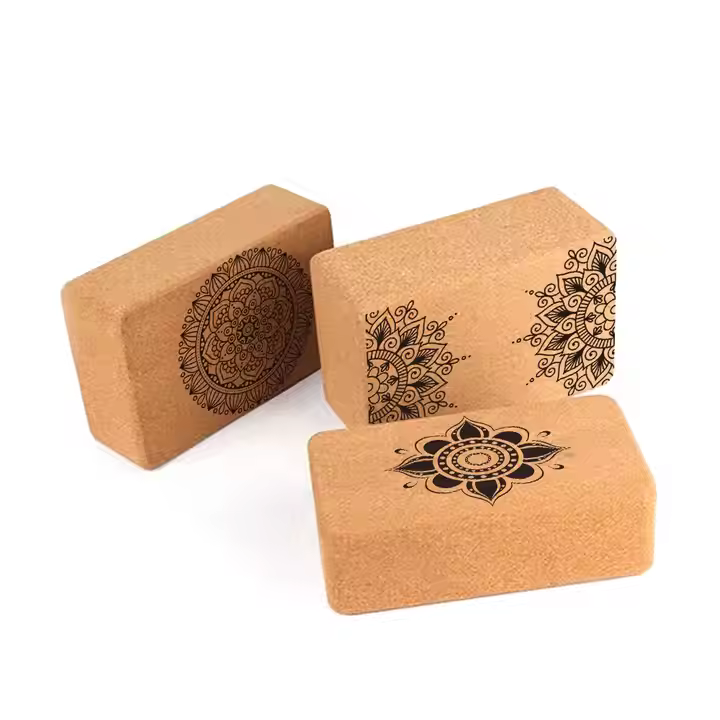 Yoga Mat Starter Kit Set 4-Piece Yoga Kit Includes Yoga Mat 2 Yoga Blocks Yoga Wheel