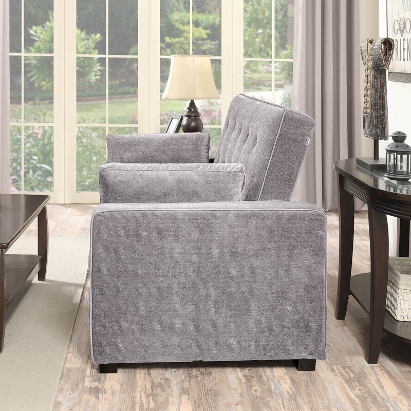 Serta Monroe Full Size Convertible Sleeper Sofa with Cushions