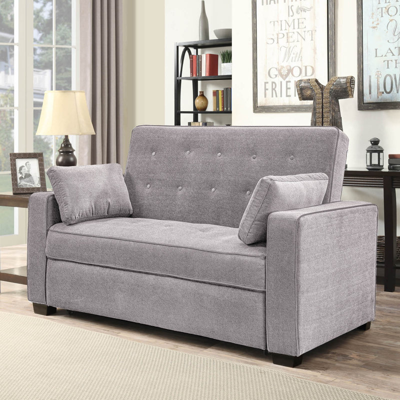 Serta Monroe Full Size Convertible Sleeper Sofa with Cushions