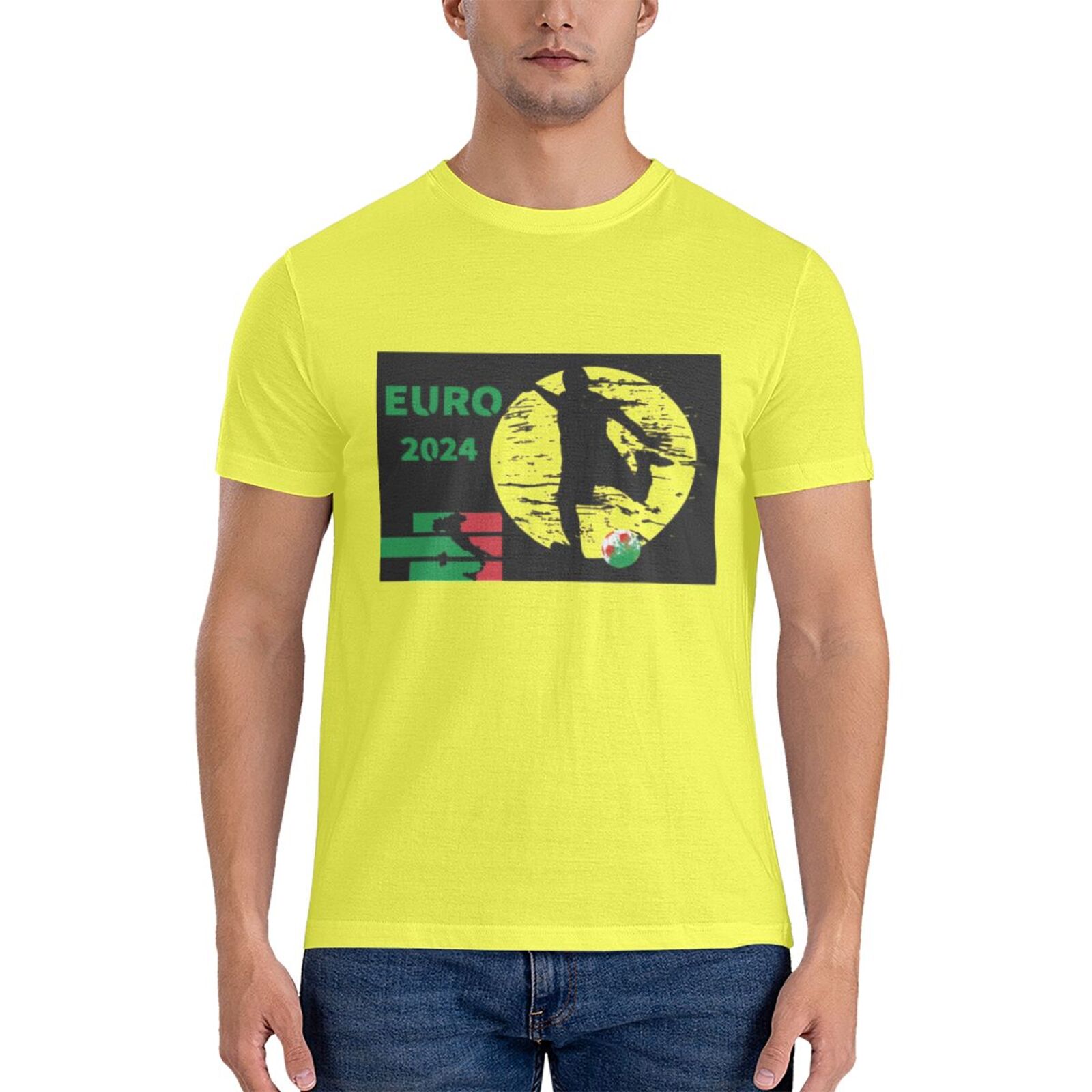 Men's Italy EURO 2024 Basic Short Sleeve T-Shirt BST1751 - Soccerfana