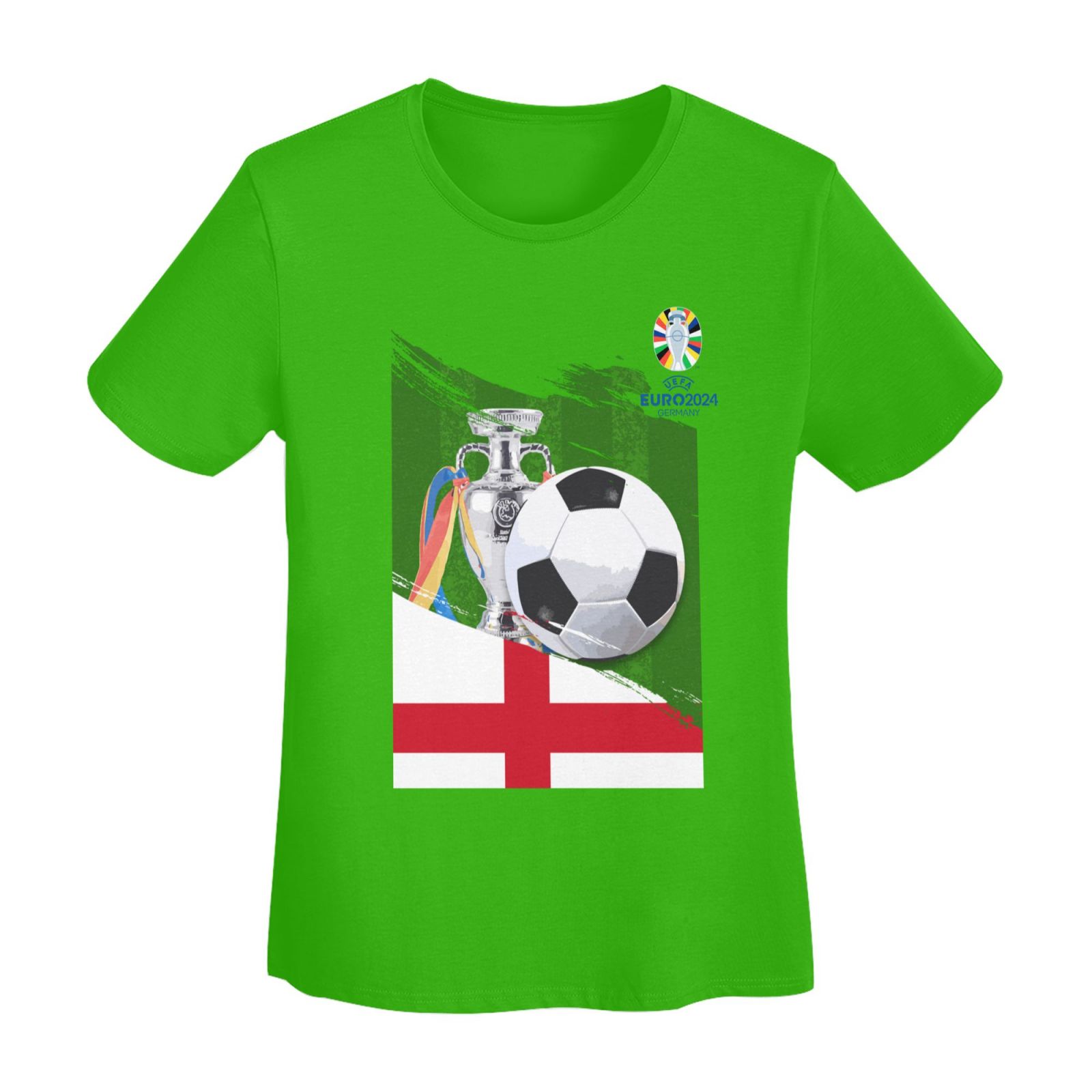 Women's England EURO 2024 Basic Short Sleeve T-Shirt WBT1682 - Soccerfana