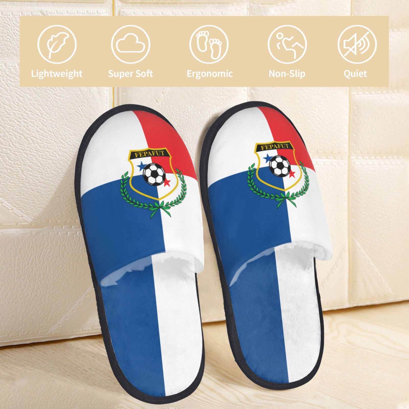 Panama Cotton Slippers FSP2243 - Soccerfana