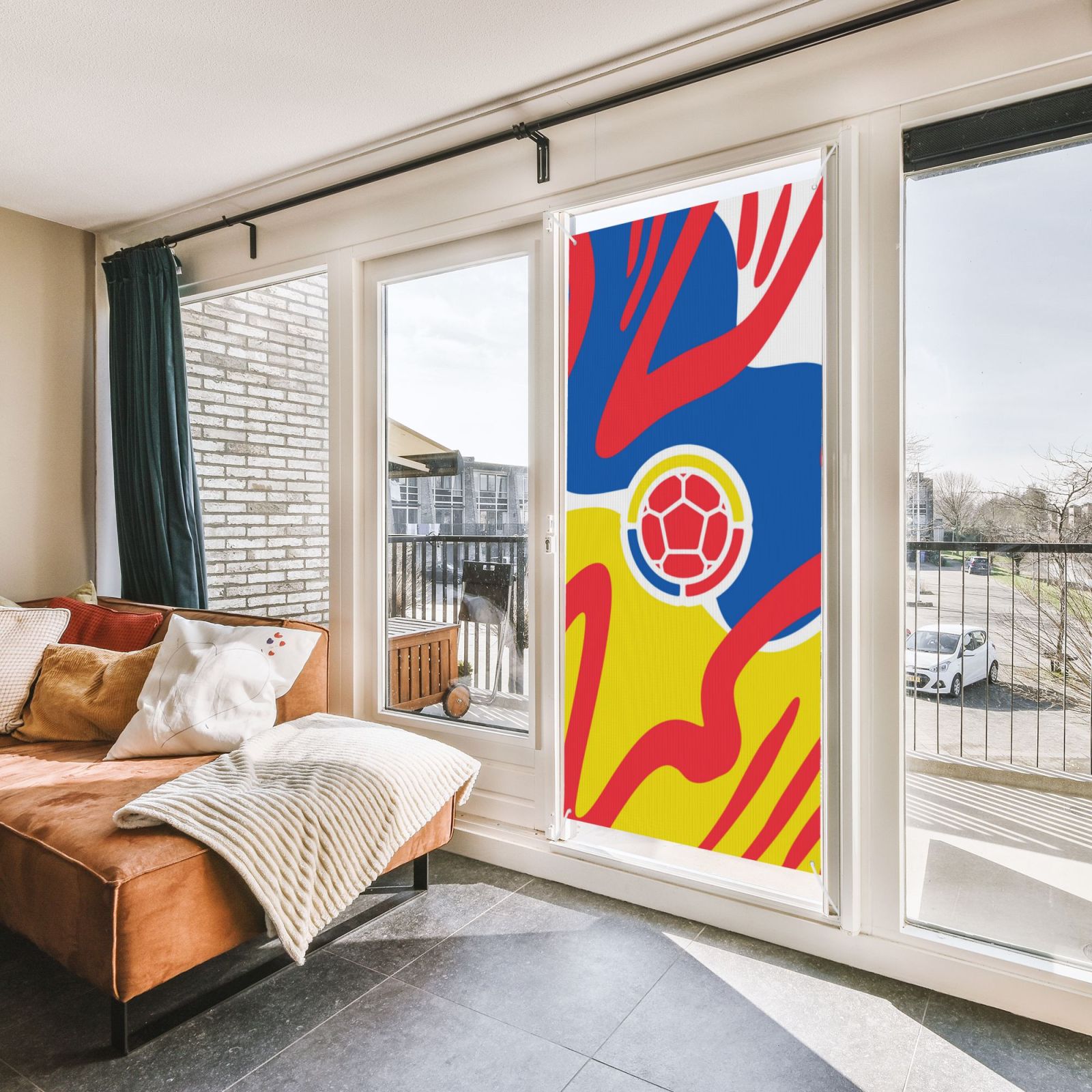 Colombia Door Cover Decorated Banner DCB2803 - Soccerfana