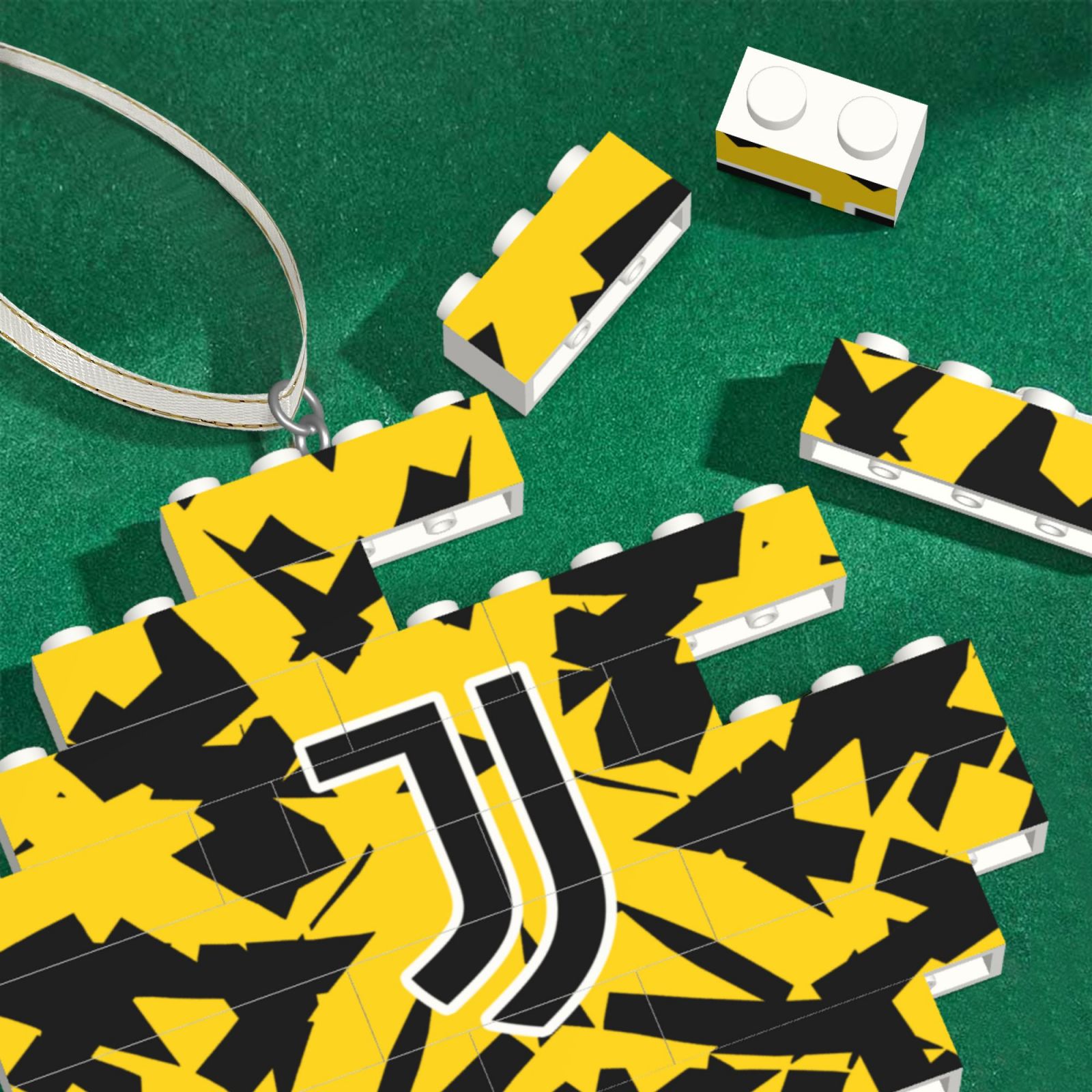 Juventus Building Block Puzzle Ornament BBP2035 - Soccerfana