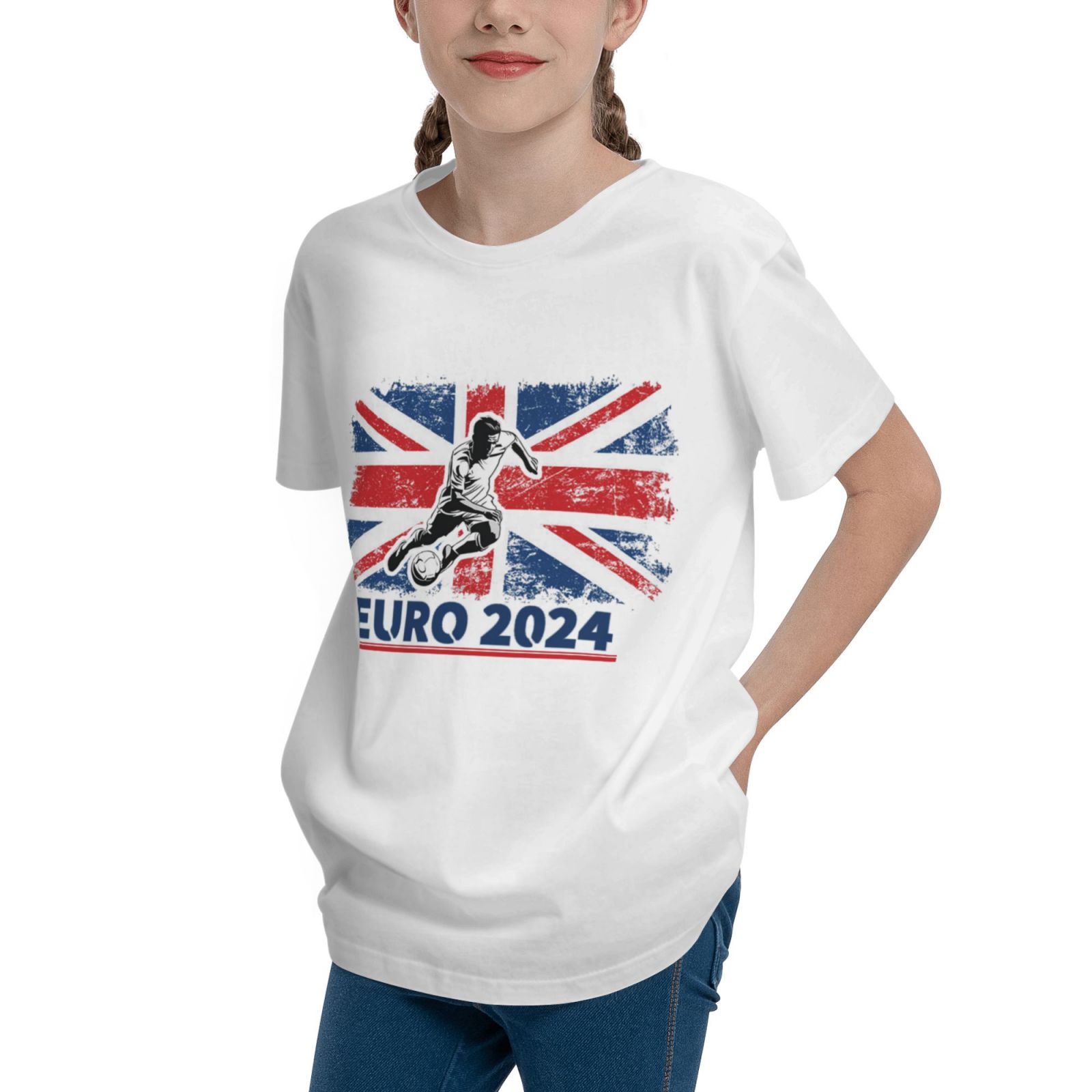 Kid's England EURO 2024 Teenage T-shirt TET1754 - Soccerfana