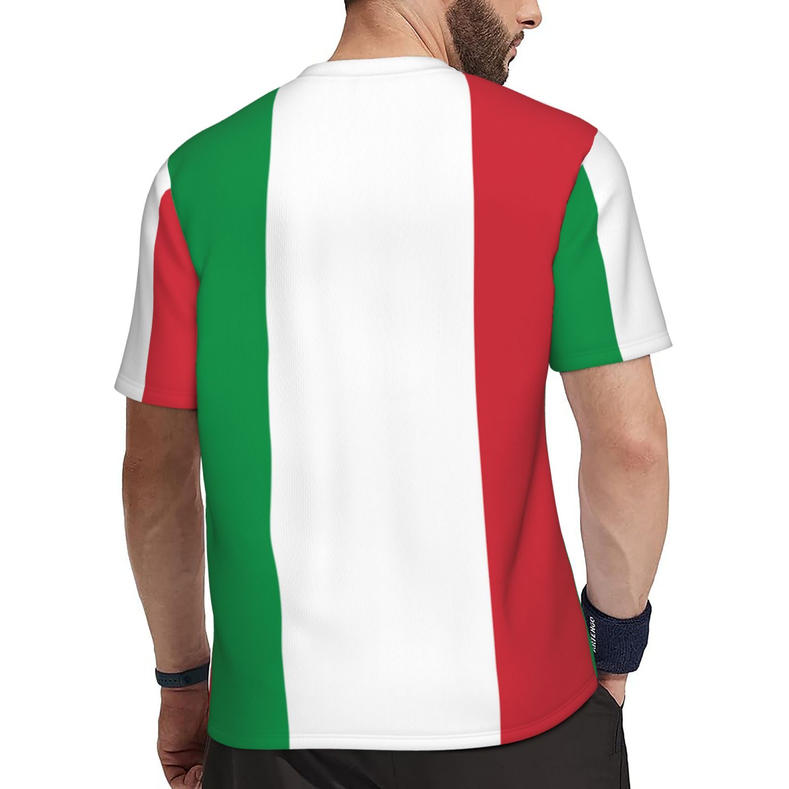 Men's ItalyT-shirt EURO 2024 Short Sleeved Mesh T-Shirt SMT1714 - Soccerfana