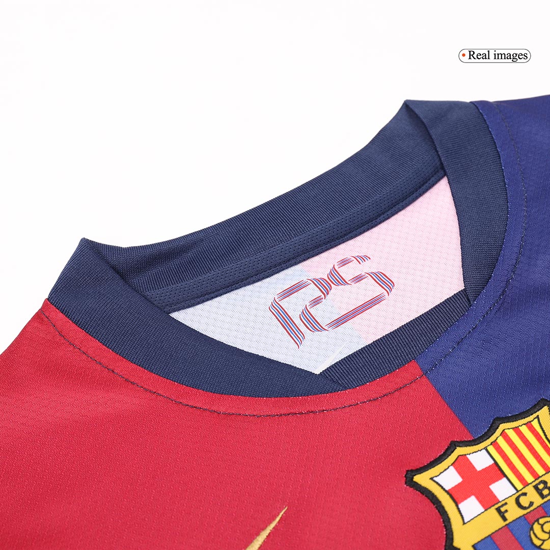 Kid's Barcelona Home Jersey+Shorts 2024/25 - Soccerfana