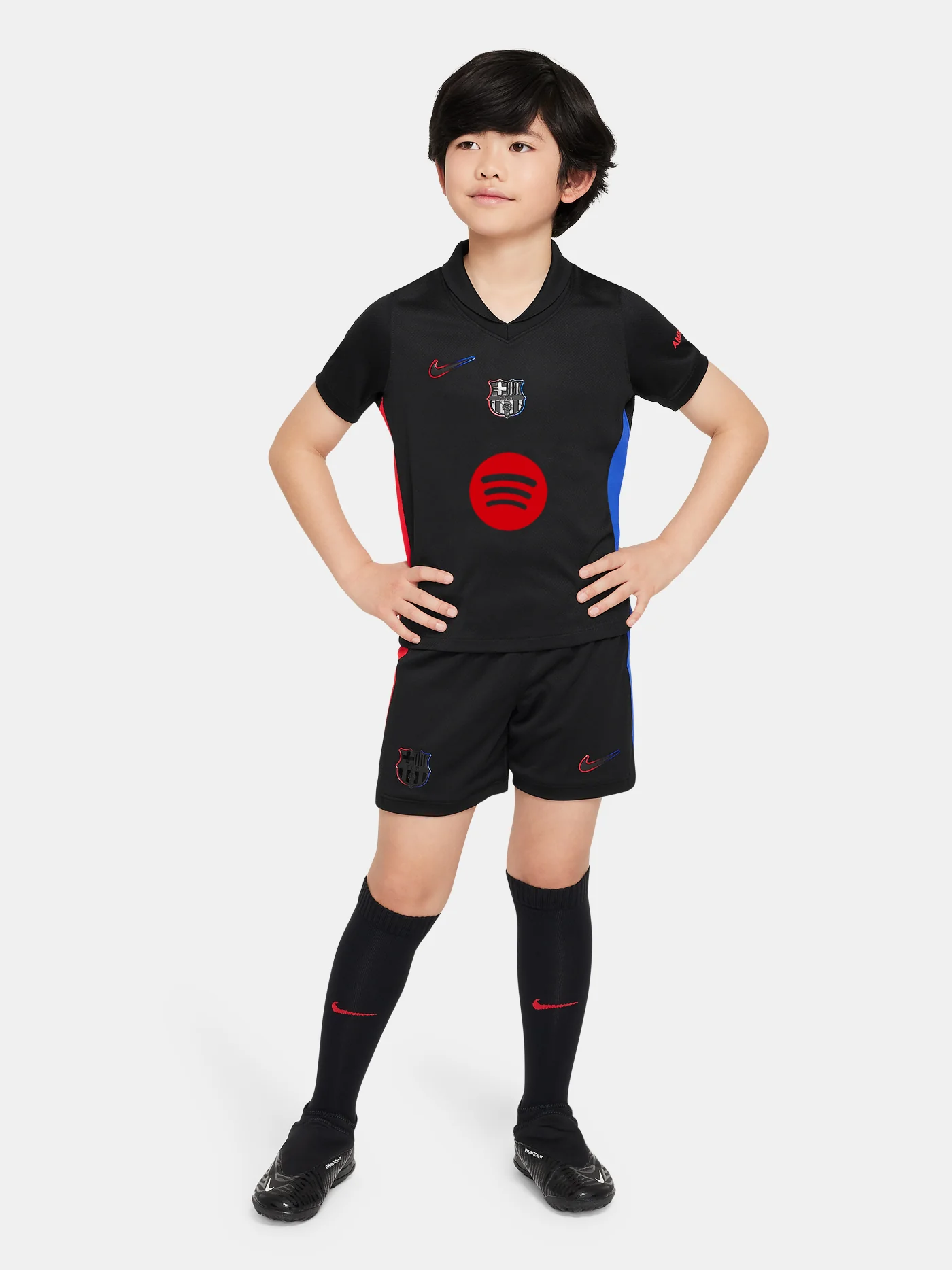 Kid's Barcelona Away Jersey+Shorts 2024/25 - Soccerfana