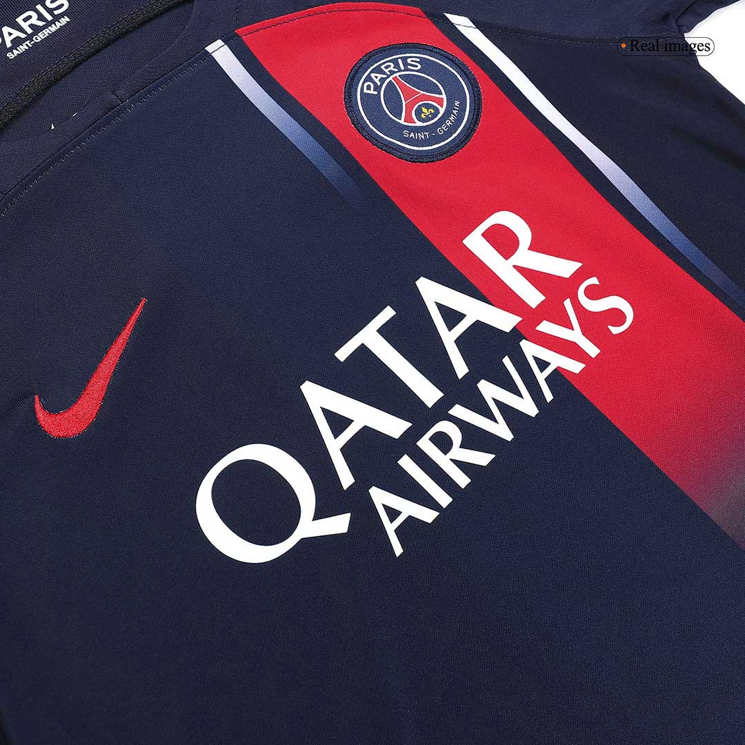 Kid's Paris Saint-Germain Home Jersey+Shorts 23/24 - Soccerfana