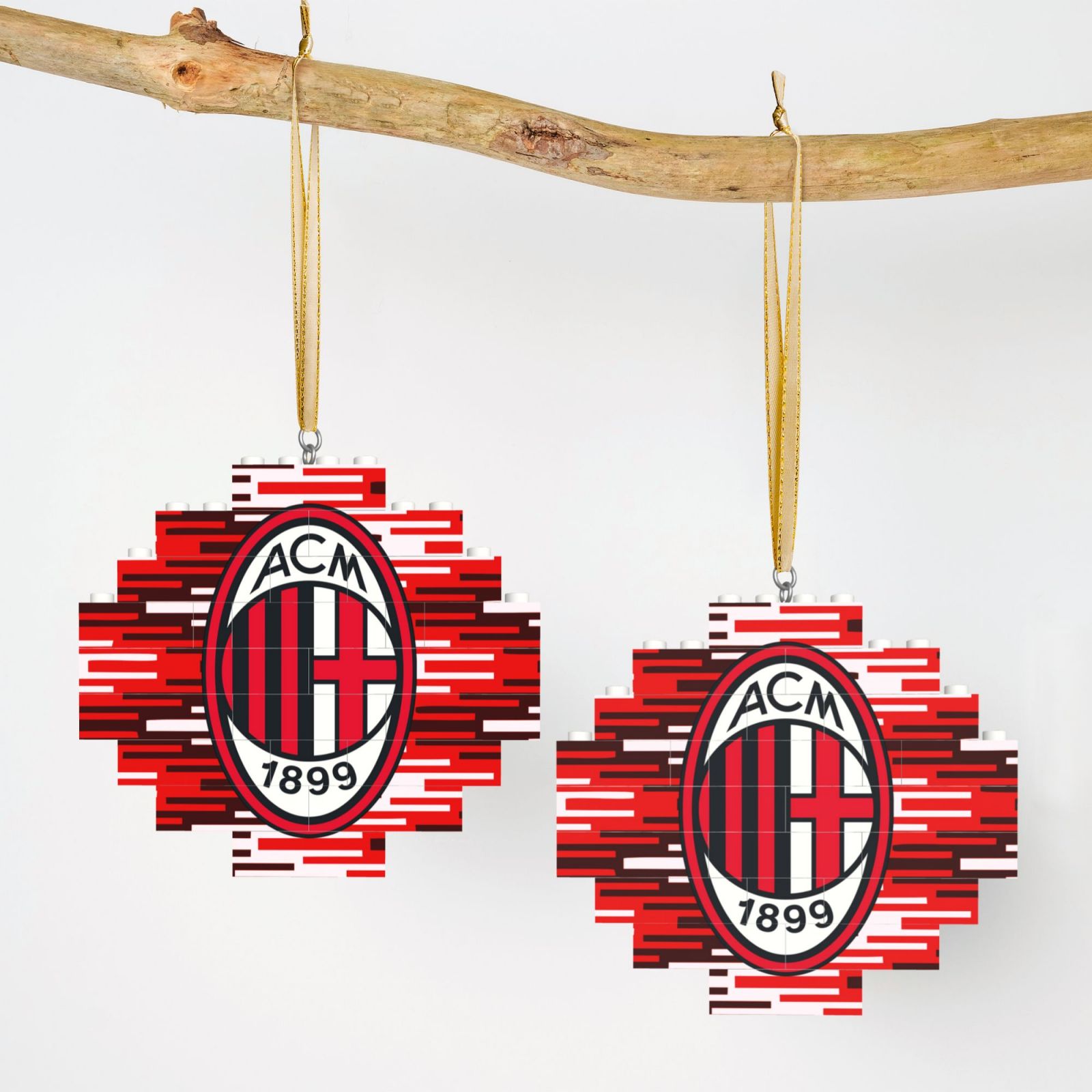 AC Milan Building Block Puzzle Ornament BBP2182 - Soccerfana