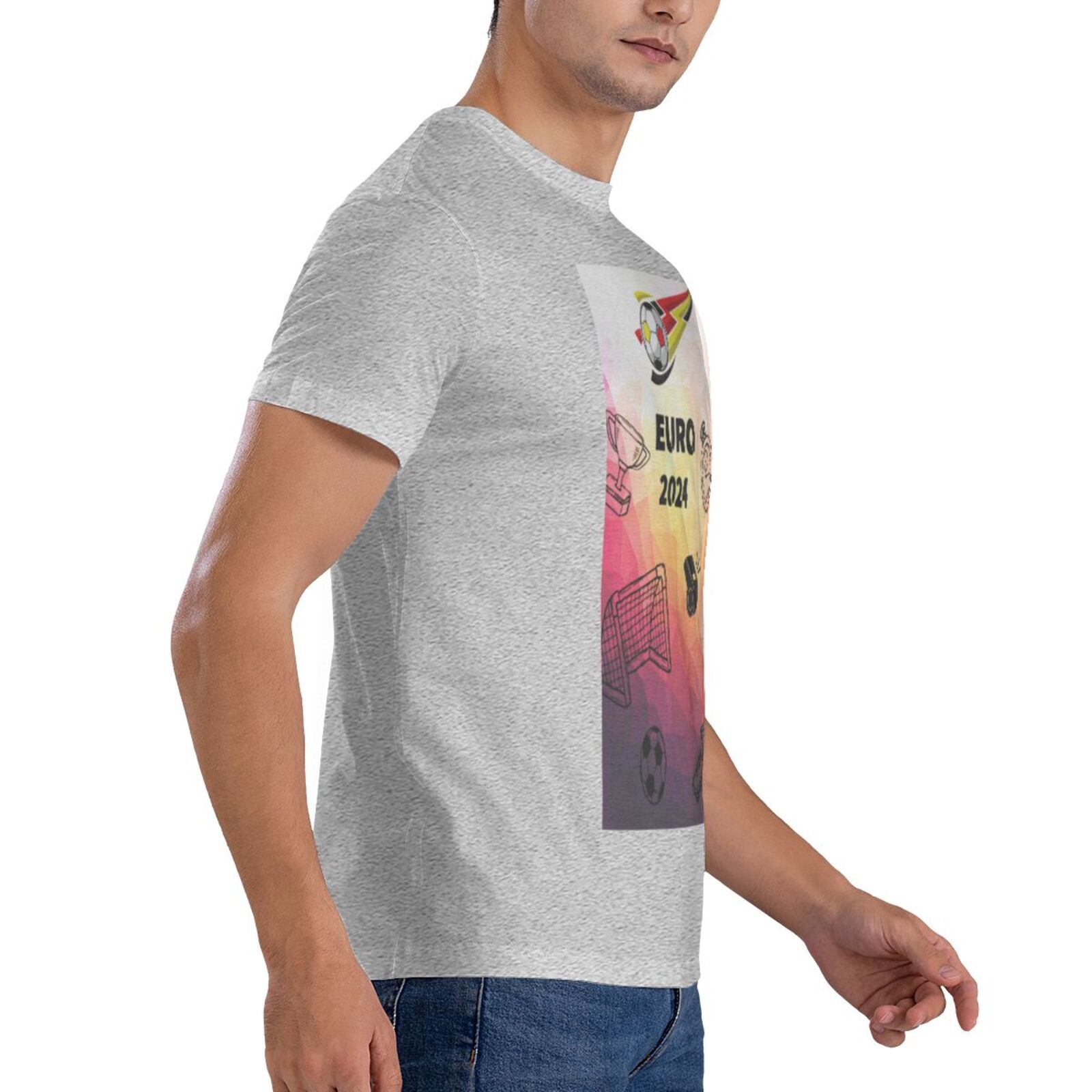 Men's Germany EURO 2024 Basic Short Sleeve T-Shirt BST1771 - Soccerfana