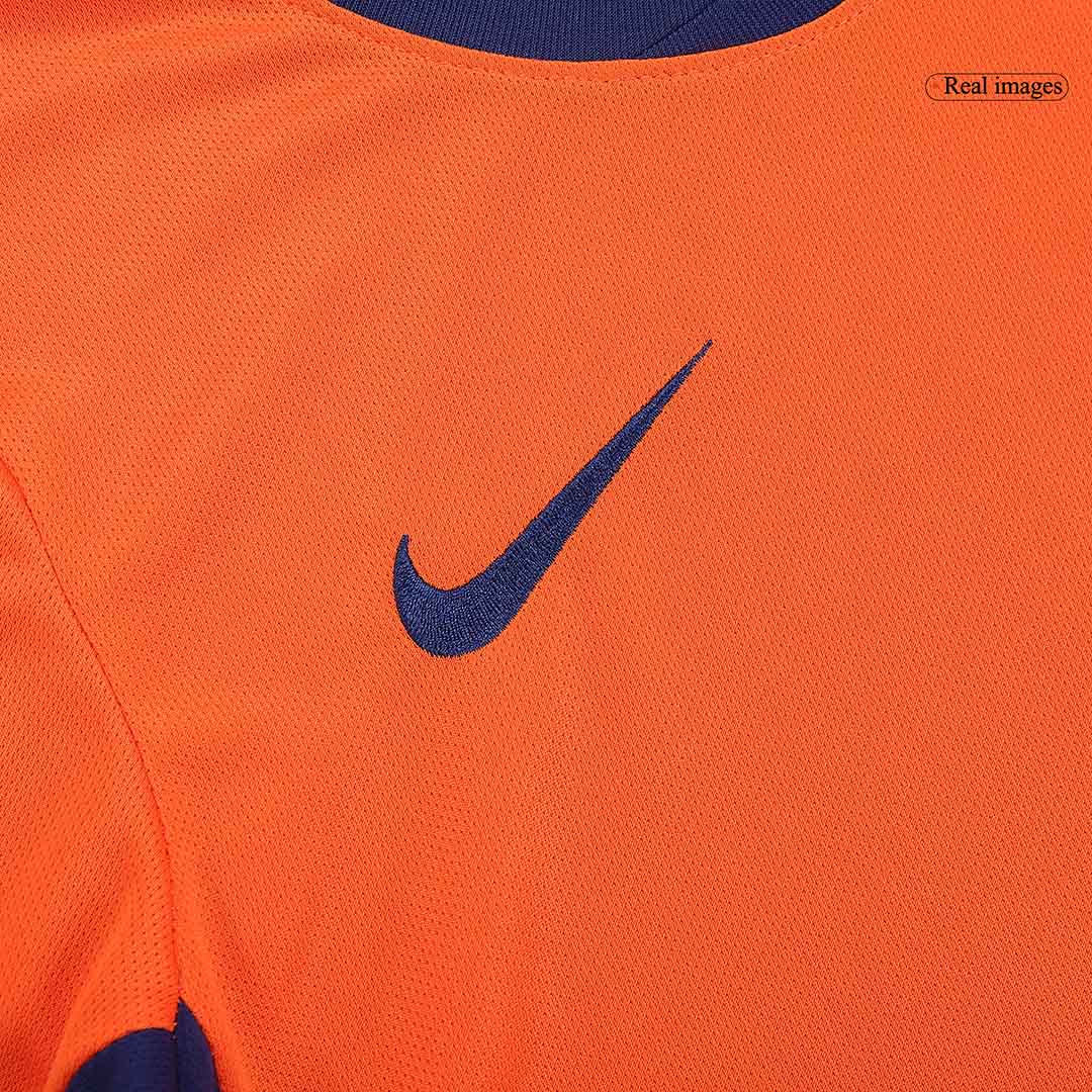 Kid's Netherlands Home Jersey+Shorts EURO 2024 - Soccerfana