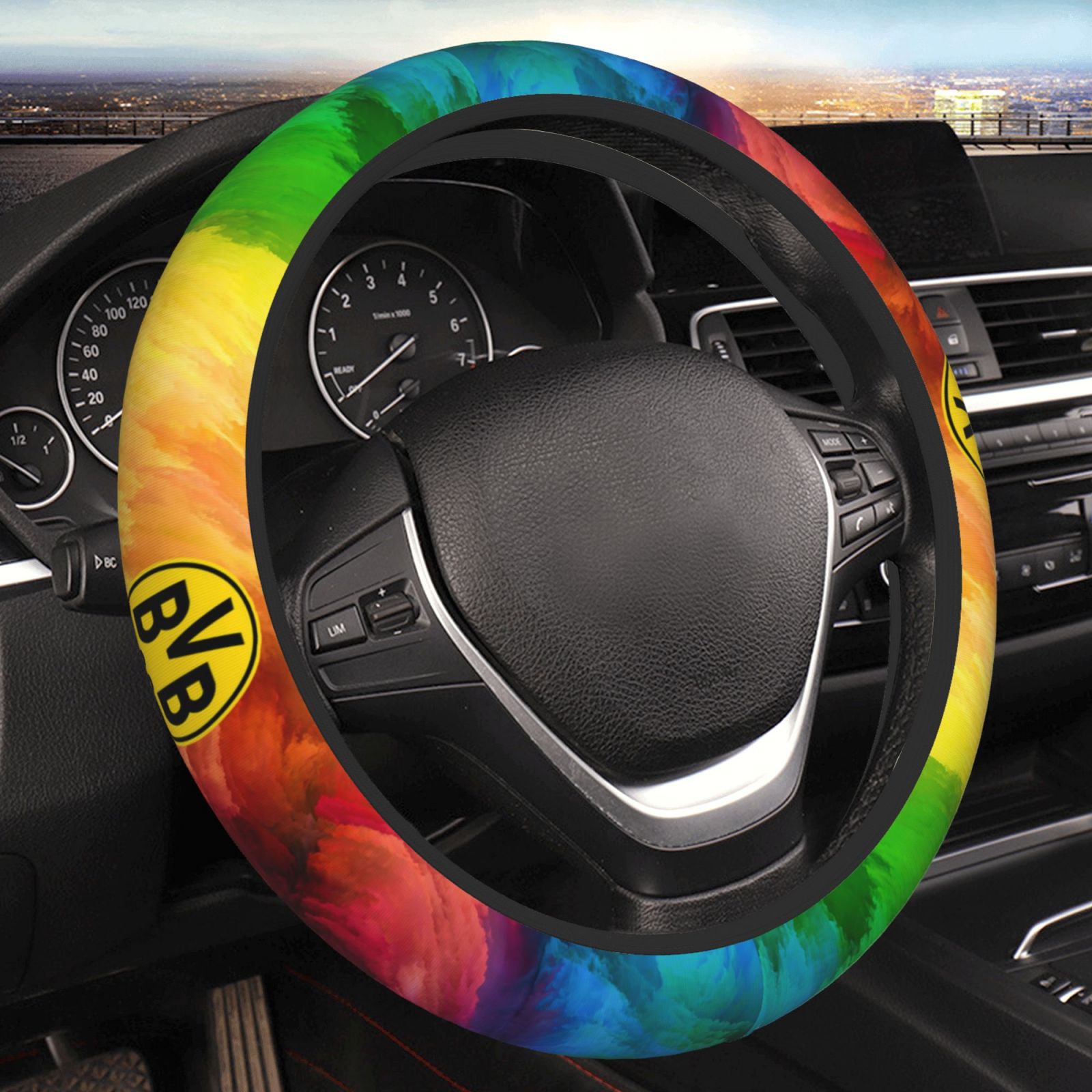 Borussia Dortmund Steering Wheel Cover ESW2392 - Soccerfana