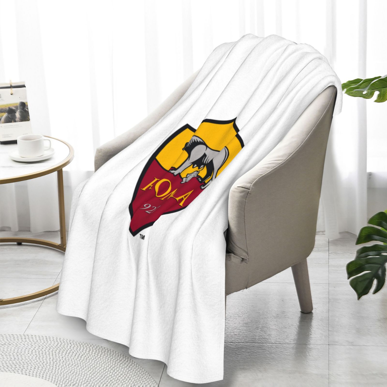AS Roma Flannel Blanket FLB1593 - Soccerfana