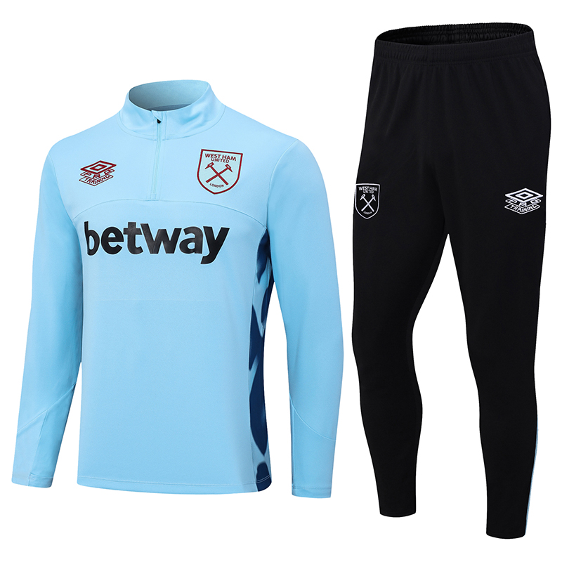 West Ham Union Long Sleeve Track Suit 23/24 MEN601 - Soccerfana