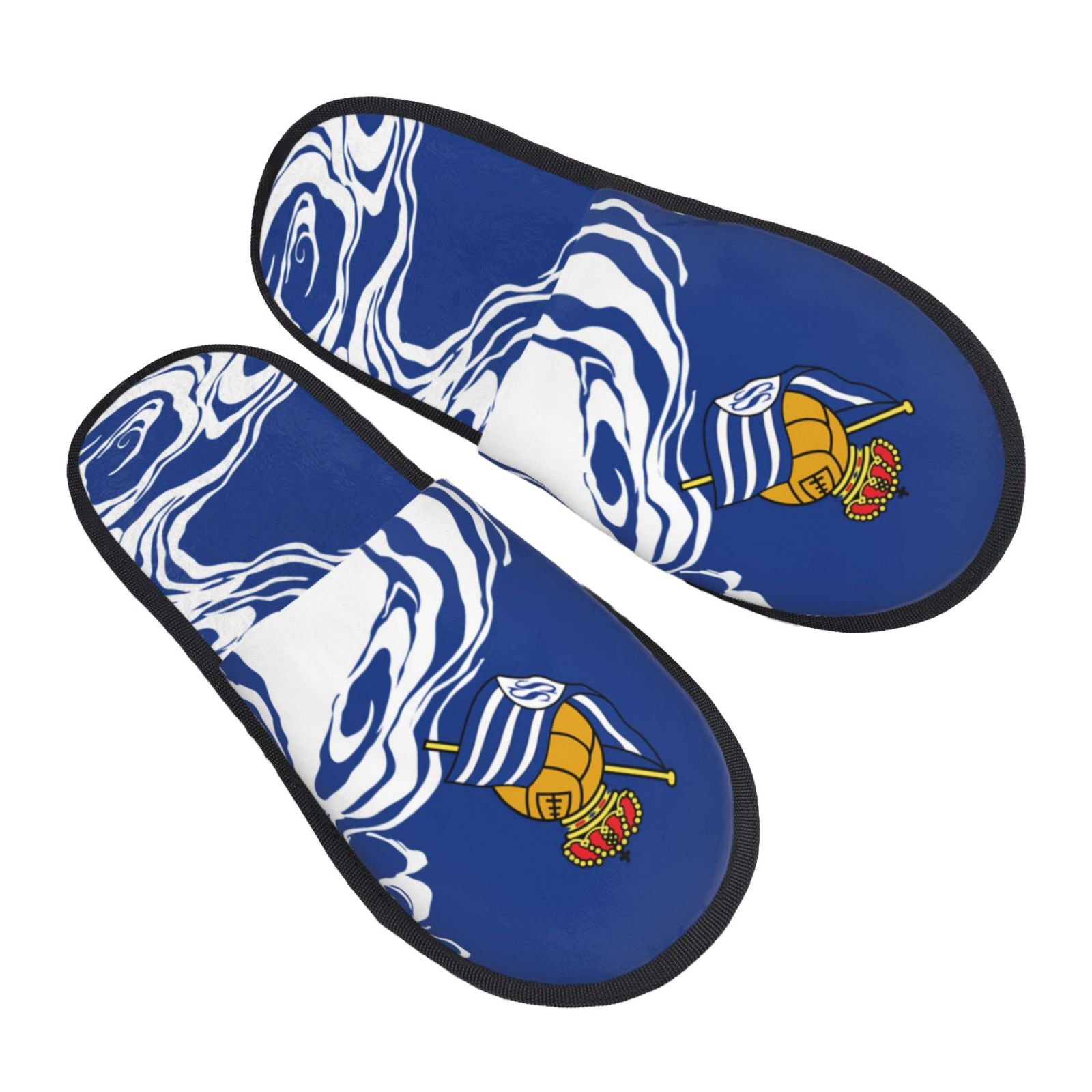 Real Sociedad Cotton Slippers FSP2247 - Soccerfana